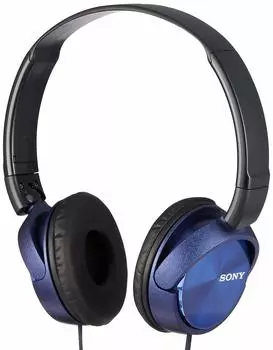 Наушники Sony MDR-ZX310: Герметичный складной синий MDR-ZX310 L