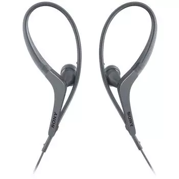 Наушники Sony с пультом дистанционного управления и черным B MDR-AS410AP Брызгозащищенные/для спорта, микрофон, MDR-AS410AP