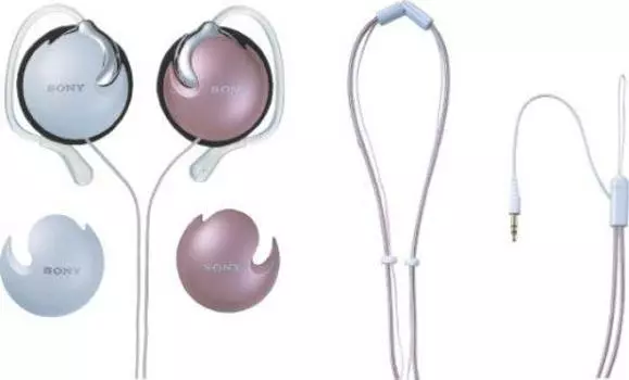 Наушники SONY с внутренним ушным вкладышем и шейным ремешком, розовые P MDR-NQ1