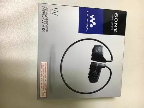 Наушники SONY Walkman W Series 4 ГБ, интегрированные, водонепроницаемые, белого цвета NWD-W263/W