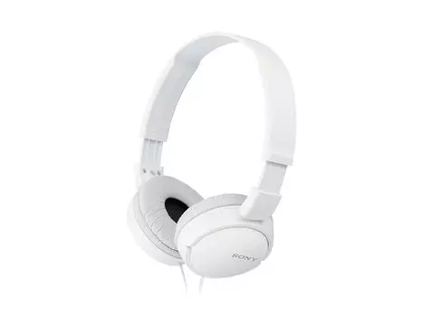 Наушники SONY закрытые складные белые MDR-ZX110-W [item]