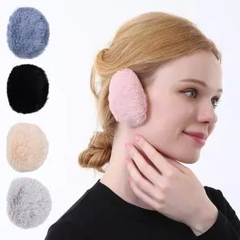 Наушники унисекс, стильные беспроводные легкие легкие коралловые флисовые плюшевые наушники, теплые аксессуары для верховой езды Middle розовый