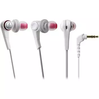 Наушники-вкладыши Audio Technica Solid Bass белые Ath Cks770 Wh single Item White
