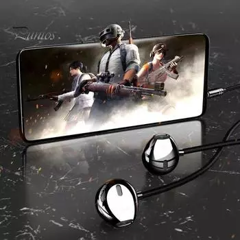 Наушники-вкладыши для игр, шумоизолирующие, игровые наушники с глубокими басами для планшетов серебряный