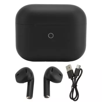 Наушники-вкладыши для перевода на 144 языка. Наушники-переводчики для учебы и работы. чёрный