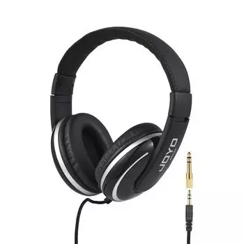Наушники-вкладыши JOYO Проводные наушники Стереозвуковые гарнитуры 40-мм драйвер Удобные наушники чёрный