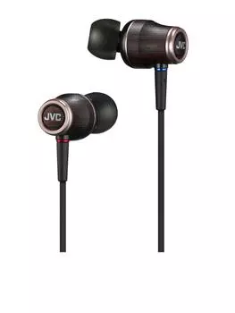 Наушники-вкладыши JVC Kenwood серии JVC WOOD, совместимые с источником звука высокого разрешения HA-FW03 CLASS-S HA-FW03