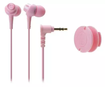 наушники-вкладыши LPK audio-technica светло-розовые ATH-CKL203