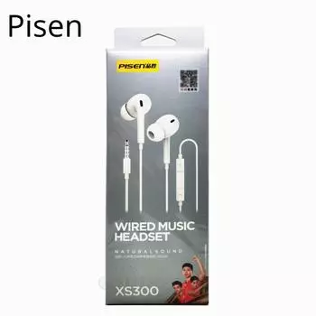 Наушники-вкладыши Pinsheng Проводные наушники-вкладыши длиной 3,5 м подходят для проводной голосовой гарнитуры Xiaomi, Huawei, Android, Apple