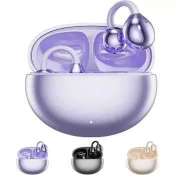 Наушники-вкладыши с функцией перевода Ai, Bluetooth 5.4, наушники-вкладыши с креплением на ухо, наушники-переводчики в реальном времени для гарнитур iOS и Android AI translate чёрный