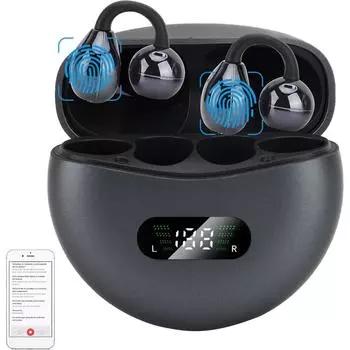 Наушники-вкладыши с функцией перевода AI в режиме реального времени144, онлайн-переводчик языков, 3 в 1, беспроводные наушники Bluetooth, шумоподавляющие наушники-клипсы