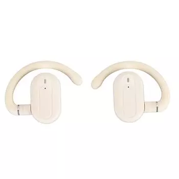 Наушники-вкладыши с костной проводимостью, беспроводные, IPX7, водонепроницаемые, тип C, с зарядным крючком, открытое ухо, Bluetooth теплый желтый