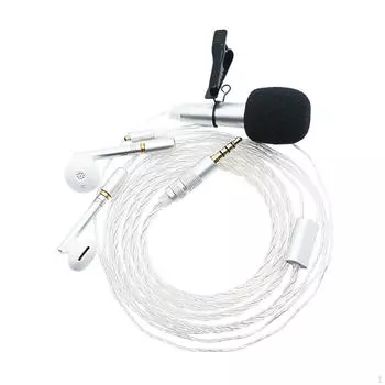 Наушники-вкладыши с микрофоном, разъем 3,5 мм, стереонаушники с шумоподавлением, проводные