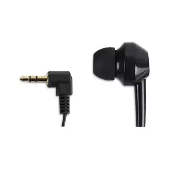 Наушники-вкладыши с одним ухом, 5 м, проводные стереонаушники с цифровой совместимостью, одно ухо [набор из 50 шт.], внутриканальные, 3,5 мм, Г-образный штекер/наземные [для ТВ, радио, работы,
