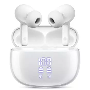 Наушники впервые поступили в продажу осенью Беспроводные Bluetooth JGUG Цифровой светодиодный дисплей Бинауральное шумоподавление ENC Длительное воспроизведение Автоматический