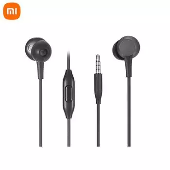 Наушники Xiaomi mijia, поршневые наушники-вкладыши, свежая версия, встроенный микрофон, аурикулярный ауриколаре M белый