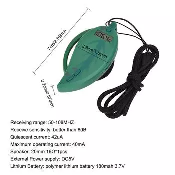 Наушные FM-радио, беспроводные наушники, FM-радио, стереонаушники, гарнитура для компьютера зелёный