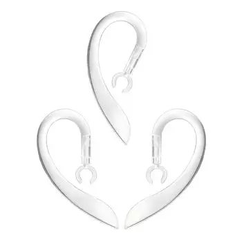 Наушный крючок изготовлен из силикона, 360 градусов, подходит для беспроводных наушников, набор из 3 материалов, вращающийся, регулируемый, легкий,