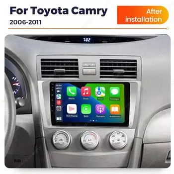 Navifly 2DIN Android автомобильный радиоприемник мультимедиа видеоплеер для Toyota Camry 7 XV 40 50 2006-2011 навигация GPS Carplay Auto DSP RDS