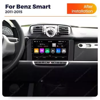 Navifly 2Din Android автомобильный радиоприемник стерео для Mercedes Benz Smart Fortwo 2010-2015 Мультимедийный видеоплеер CarPlay Авторадио GPS BT