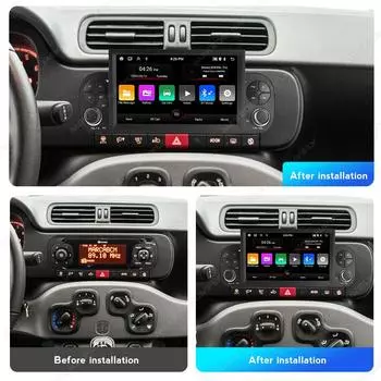 Navifly 7 1din Android автомобильный радиоприемник мультимедиа видеоплеер для FIAT PANDA 2013 2014 2015 2016-2020 Carplay Auto GPS стерео без DVD