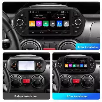 Navifly 7 дюймов 1Din Android для Fiat Fiorino Citroen Nemo Peugeot Bipper 2008-2017 автомобильный радиоприемник мультимедийный видеоплеер Carplay Auto