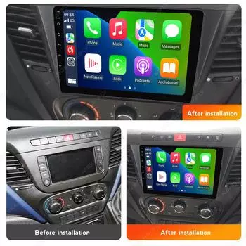 NaviFly Android Auto Car Radio Multimedia Video Player для Iveco Daily 2013-2025 BT CarPlay Navigation GPS Autoradio QLED 2 Din
