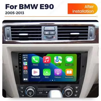 Navifly Android DSP Carplay Auto 4G LTE автомобильное радио стерео для BMW 3 серии E90 E91 E92 E93 GPS навигация мультимедиа видеоплеер