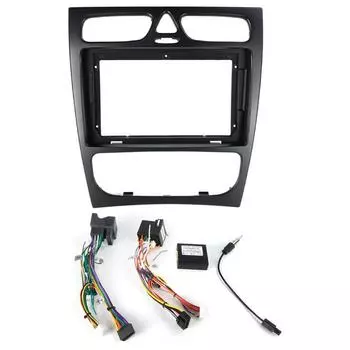 NaviFly Frame 2Din Mercedes Benz CLK W209 W203 W208 W463 Vaneo Viano Vito 9-дюймовый автомобильный радиоприемник стереосистема приборная панель плеер отделка панели