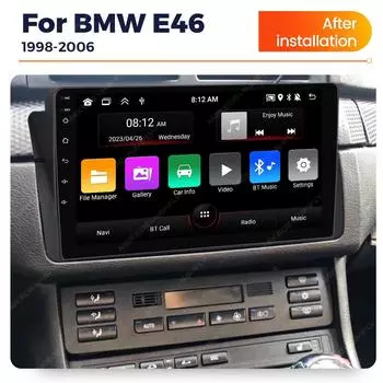 Navifly RDS 2din Android автомобильное радио для BMW E46 Coupe M3 316i 318i 1998-2006 мультимедийный плеер навигация GPS BT стерео головное устройство