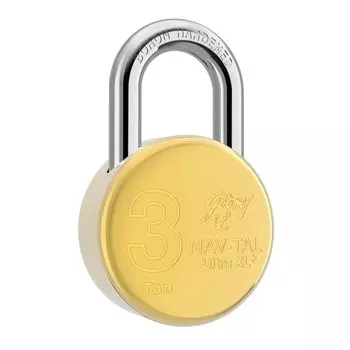 Navtal Ultra XL+ I 4 ключа с углублениями I Замок для главной двери I Замок для ворот I Ящик для инструментов, ставни, магазины и офисы