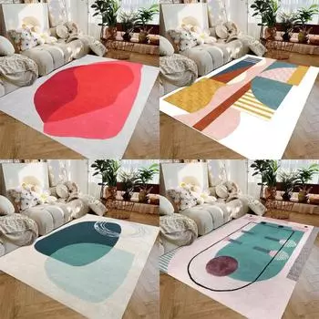 Navy Blue Carpet Large Area Rug Non-Slip Carpets Hand Washable Polyester Doormat for Living Room Bedroom Floormat Home Decor 40X60cm-16x24in