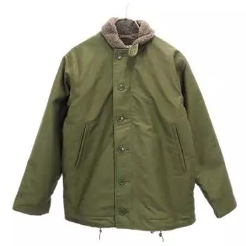 NAVY DEPARTMENT Military jacket S khaki Back bore Men s Used