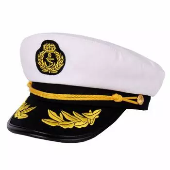 Navy Hat Косплей Капитанская кепка Хэллоуин Костюм Взрослый D313 [monoii]