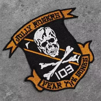 NAVY VFA-103 Череп Пиратский флаг нарукавная повязка эскадрильи летная куртка значок HNA значок военного фаната вышитый значок