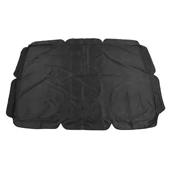 Навес для качелей 600D с серебряным покрытием Ткань Оксфорд Водонепроницаемый Верхний Чехол для качелей для улицы Черный чёрный