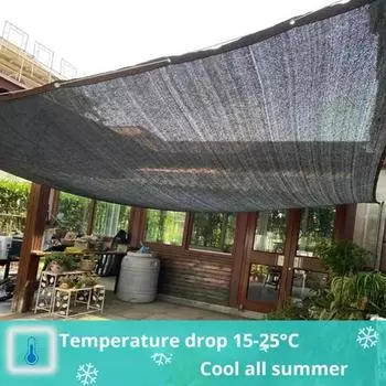 Навес для теплицы, устойчивый к ультрафиолетовому излучению, защита от солнца, усиленные углы, садовая ткань для солнцезащитного козырька B