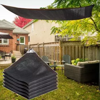 Навес из тканевого навеса, открытый навес для бассейна, тент от солнца, 95% защита от ультрафиолета, прямоугольный козырек от солнца, инструмент для патио, сада, бассейна, двора 1 шт. One Size