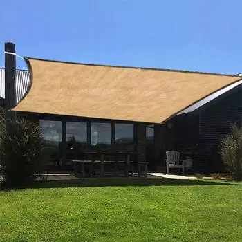 Навес от солнца, навес от солнца, бассейн, тент от солнца, защита от солнца, прямоугольный навес, солнечный блок для патио, садового объекта с Ro хаки