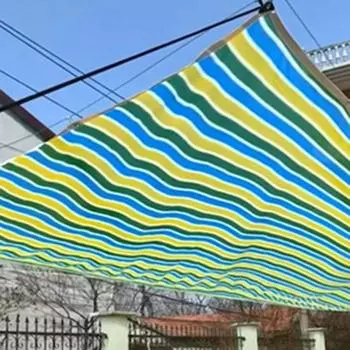 Навес от солнца, водонепроницаемый, дышащий, антивозрастной, простая установка, бассейн, сад, УФ-блок, навес, защита от солнца, тент S