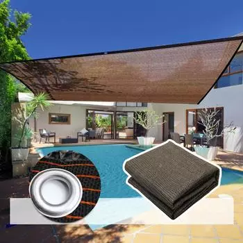 Навес с парусами от солнца, дышащий навес от солнца на открытом воздухе, прямоугольный навес от солнца, блок для уличного отдыха и мероприятий 2*3m