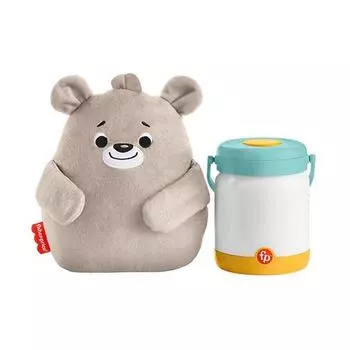 Навесной плюшевый мишка Fisher-Price и звуковой фонарь для сна, разные цвета, корейские детские товары