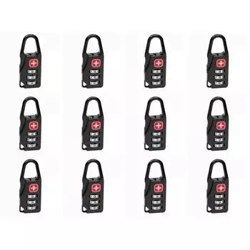 Навесной замок с кодовым номером из сплава и безопасным кодом для рюкзака с застежкой-молнией для багажа