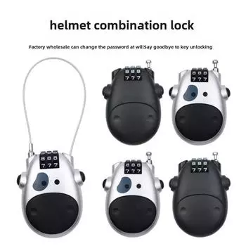 Навесной замок с паролем в виде мультфильма для чемоданов, велосипедов и тележек