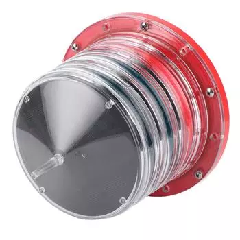 Навигационный маяк, навигационная лампа на солнечной энергии, светодиодный мигающий плавающий фонарь IP68, водонепроницаемый для морского судна, лодки, лодочного освещения