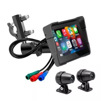 Навигация для мотоцикла IPX7 Водонепроницаемый беспроводной экран Carplay Портативный беспроводной монитор для мотоцикла на Android Auto