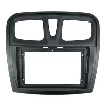 Навигация Радио Рамка Автомобильный Радиоприемник Fascia Для RENAULT Sandero Symbol Logan 2014+ Установка Рамки Приборной Панели DVD GPS Mp5 Плеер 9inch