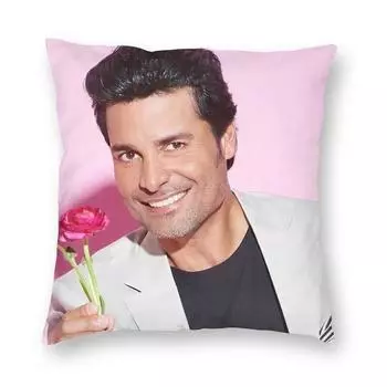 Наволочка Chayanne Dance With Me, украшение для спальни, латиноамериканская поп-певица, чехол для дивана, бархатная подушка для гостиной 450mm*450mm