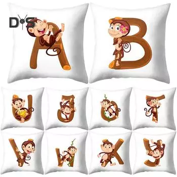 Наволочка Чехол для подушки Диван Кровать Машина Кафе Офис Декор L