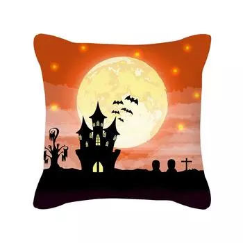 Наволочка цвета персиковой кожи для домашнего дивана в европейском и американском стиле на Хэллоуин, офисные принадлежности, в комплект не входит наполнитель подушки Peach skin material